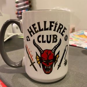 Stranger things hellfire club mug